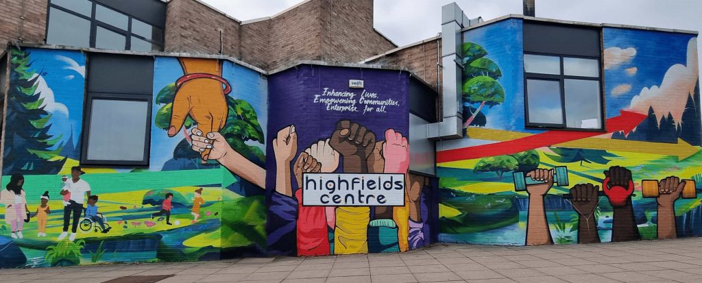 Highfields Centre is a community centre in Leicester for events workshops and youth services